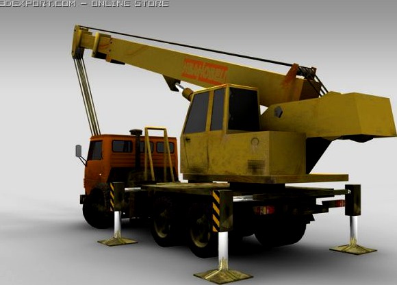 Autocrane 3D Model