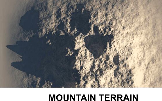 3d Terrain Mountain 3D Model