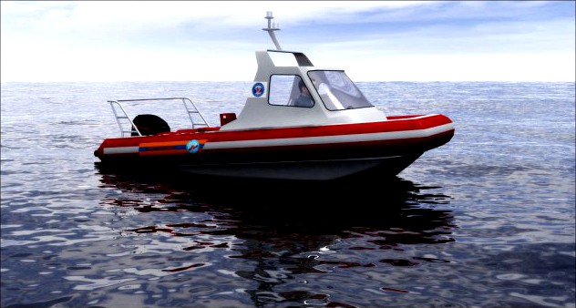 Seaworthy boat Stringer550R 3D Model
