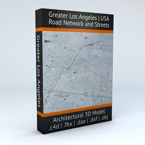 Greater Los Angeles Road Network and Streets