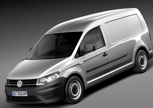 Volkswagen Caddy Maxi Van 2016 3D Model