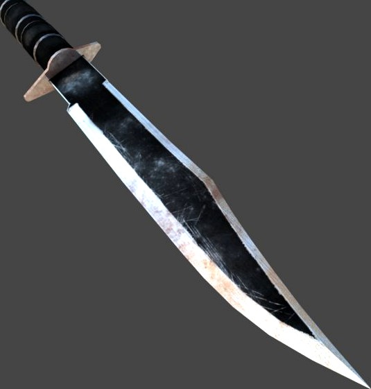 Military Knife 3D Model