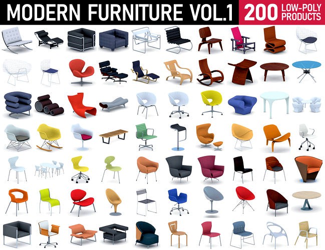 Modern Furniture Vol 1