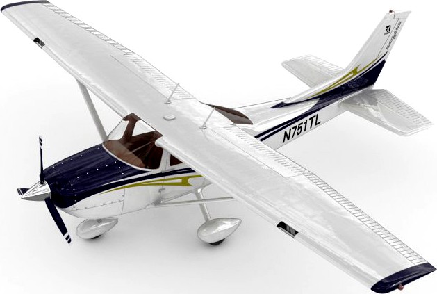 3D Models Cessna 182 Skylane 3D Model