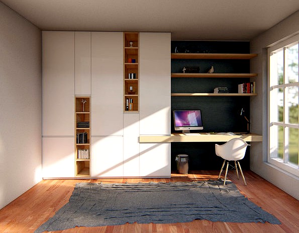 Built-in desk 08