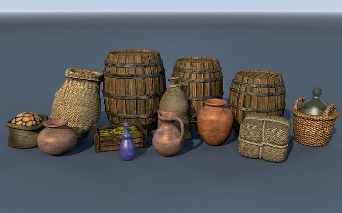 Medieval goods set 1