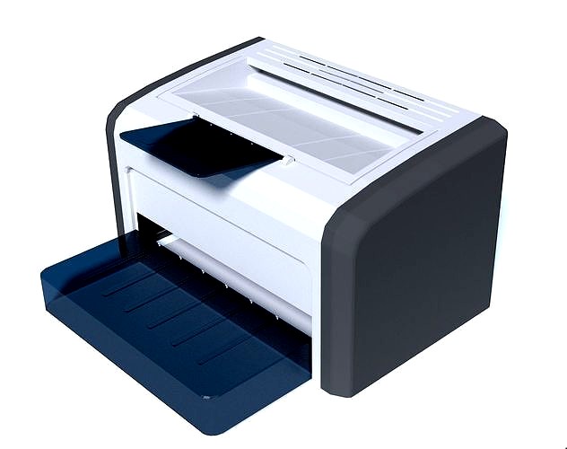 3d model of printer