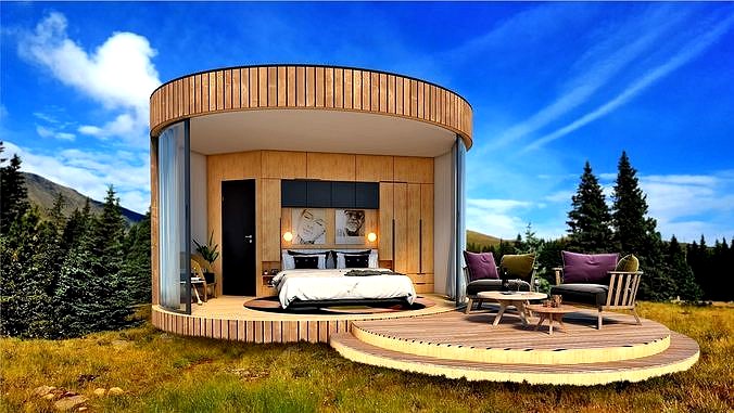 GLAMPING POD  3D MODEL