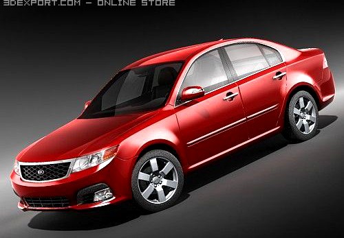 Kia Optima 2009 3D Model