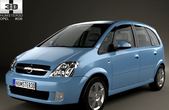 Opel Meriva A 2003 3D Model