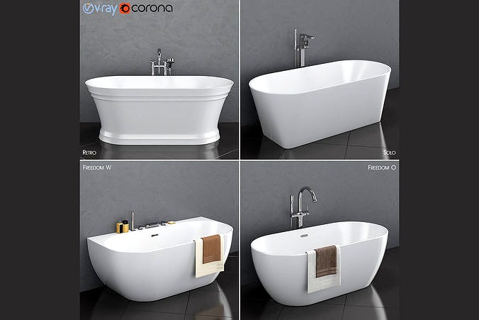 Set of freestanding baths RAVAK set 35