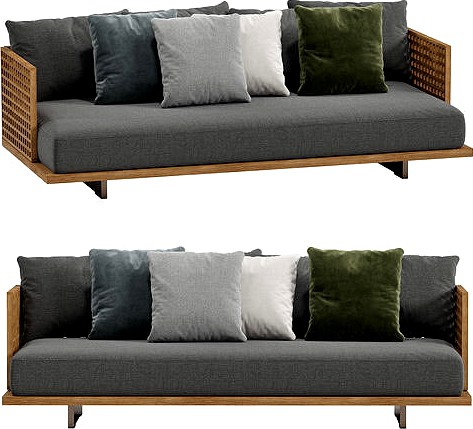 Outdoor Sofa Minotti Quadrado