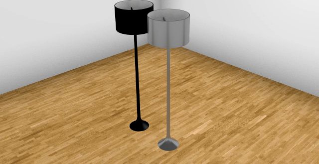 Flos spun lamp 3D Model