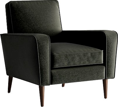 Crate and Barrel Torino Velvet Chair