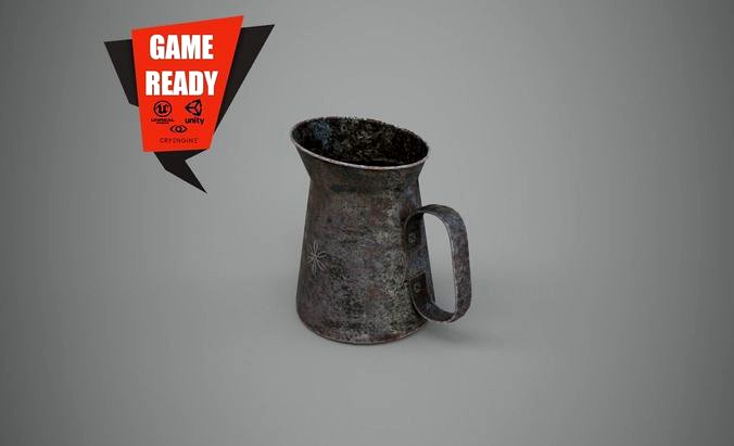 OLD JUG LOW POLY