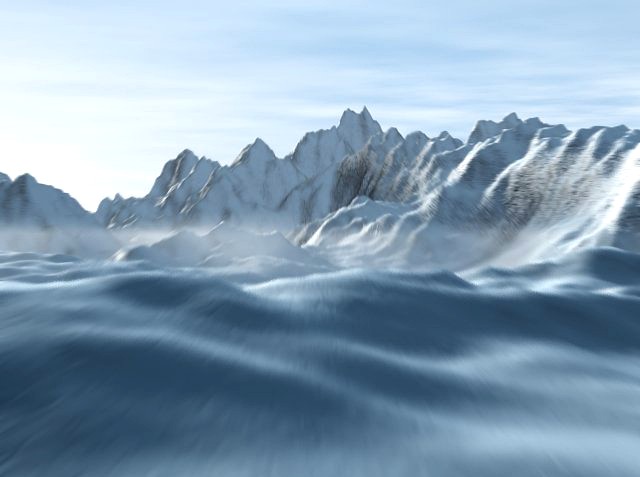 SNOW MOUNTAIN 3D Model