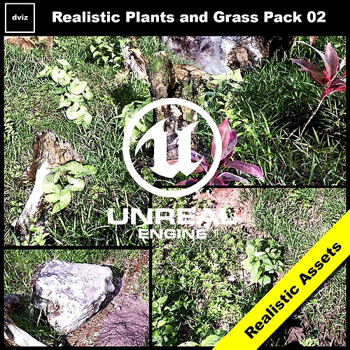 Realistic Grass and Plants Pack 02 - Unreal Engine 4
