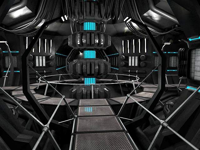 Scifi interior 3D Model