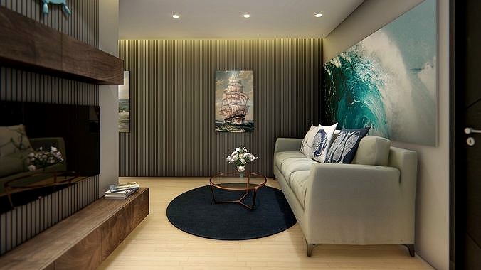 Interio House design 3d model