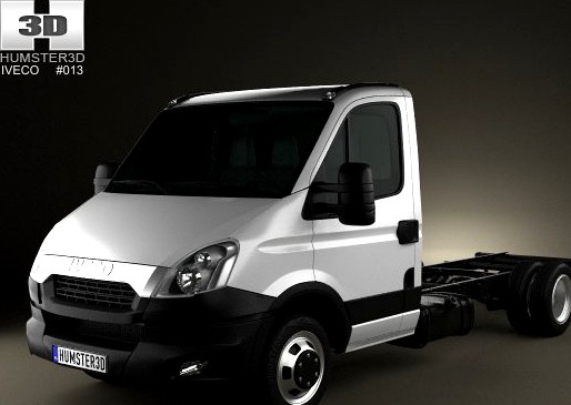 Iveco Daily Single Cab Chassis 2012 3D Model