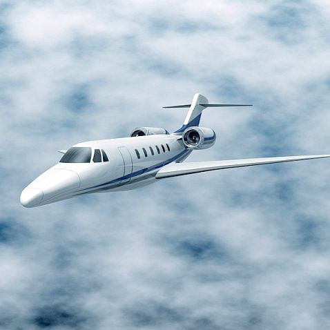 Cessna Citation X private jet 3D Model