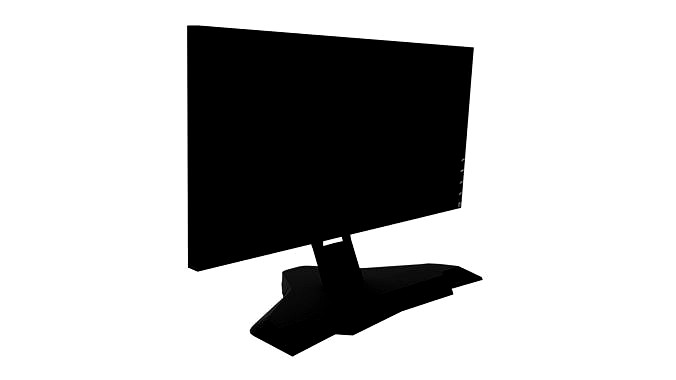 Monitor Low-poly model
