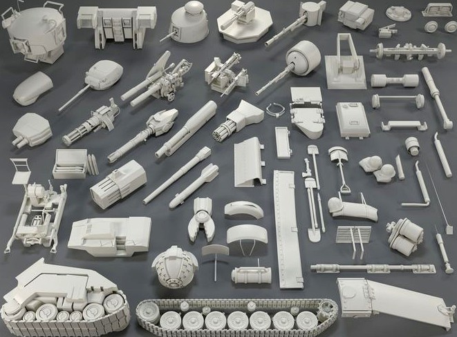 Tank Parts  - 60 pieces - collection-3