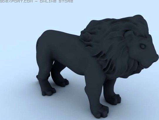 Lion 3D Model