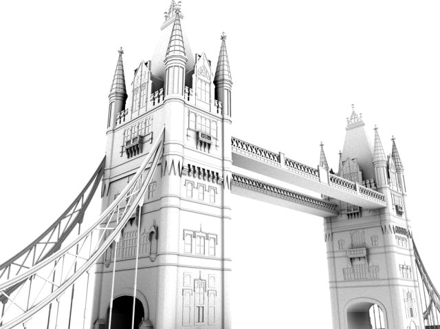 London tower bridge 3D Model