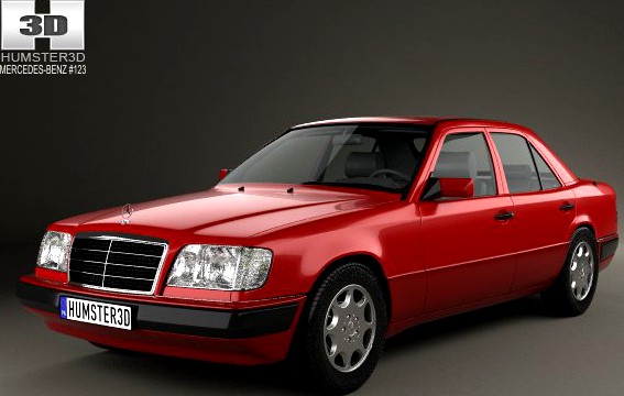 MercedesBenz Eclass sedan 1993 3D Model