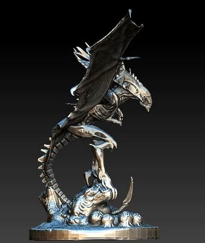 Flying queen alien xenomorph