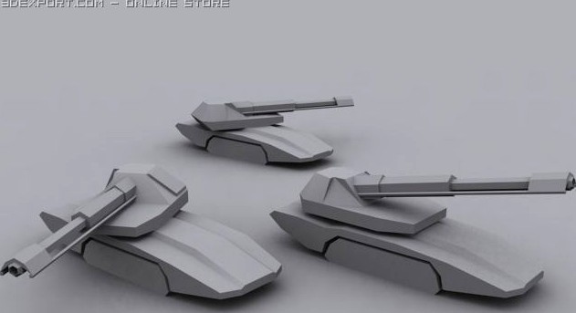 Wolf Main Battle Tank 3D Model
