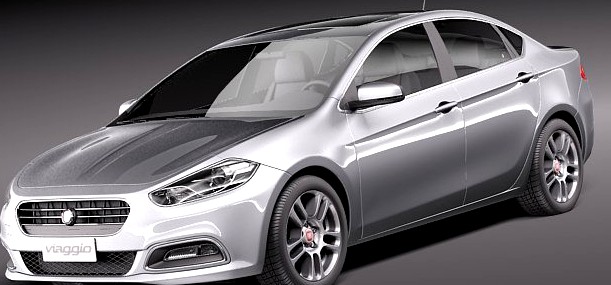 Fiat Viaggio 2013 3D Model