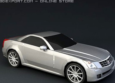 Cadillac XLR 3d model car 3D Model