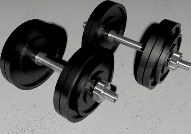 Dumbells 3D Model