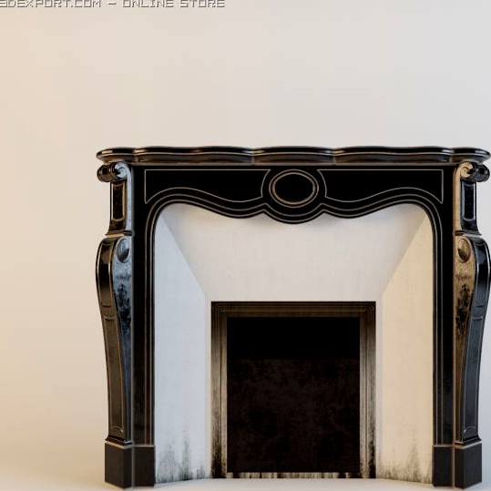 Chesneys pompadour fireplace 3D Model