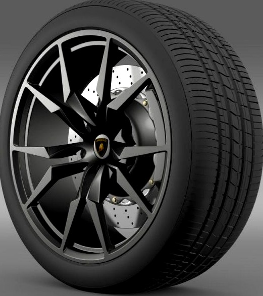 Lamborghini Aventador50 AE wheel 3D Model