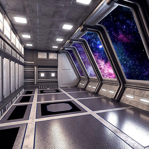 modular spaceship interior