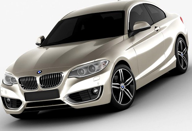 BMW 2 F22 2014 3D Model