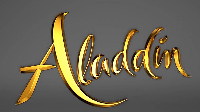 Aladdin typography modeling