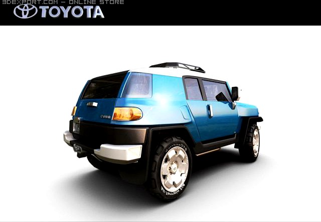 Toyota FJ Cruiser SUV 3D Model