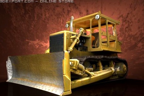 McDowell Bulldozer 3D Model