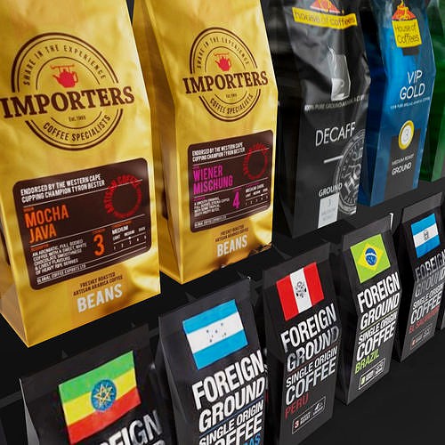 filter coffee ground beans bag  for percolator barista shop