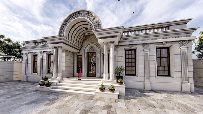 3dnikmodels Villa 4 With Lumion File