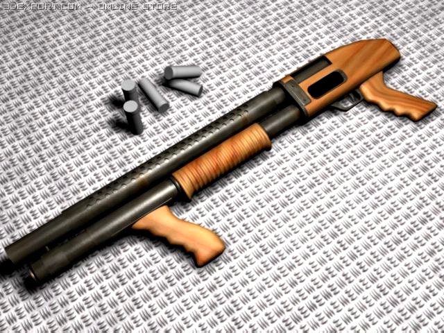 Shotgun 3D Model