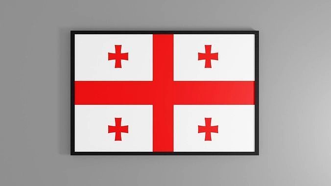 Georgian Flag Picture Frame