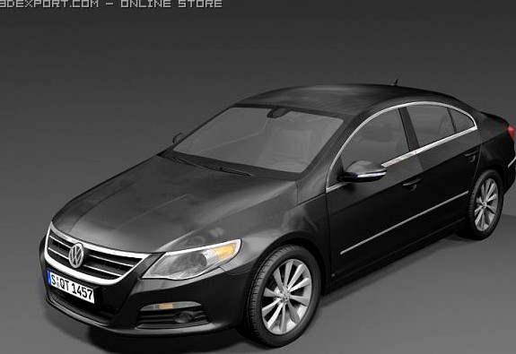 2009 Volkswagen Passat CC 3D Model