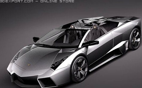 Lamborghini Reventon Roadster 2010 3D Model