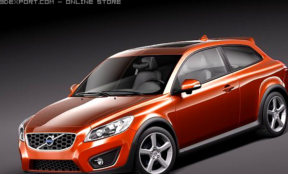 Volvo C30 2010 3D Model