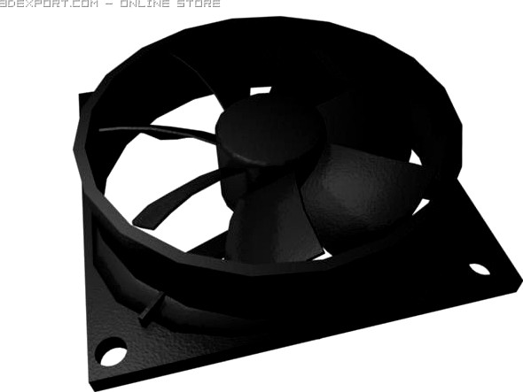 Cooling fan 3D Model